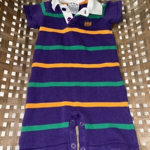 Infant Mardi Gras Onesie